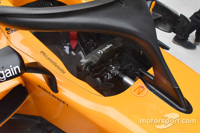 Детали кокпита McLaren MCL33