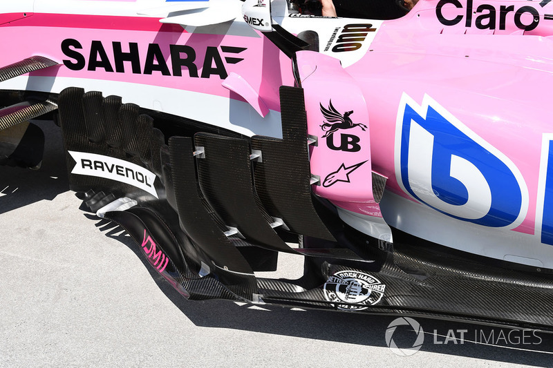 Force India VJM11 barge boards