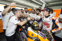 Worldchampion Marc Marquez, Repsol Honda Team celebrate with the team