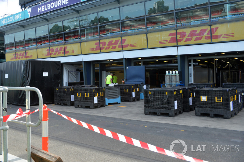 Casse in pit lane