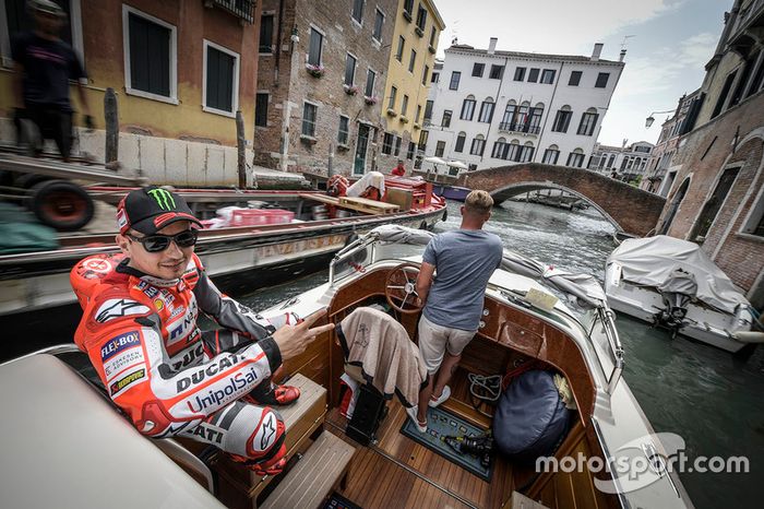 Jorge Lorenzo, Ducati Team evento en Venecia