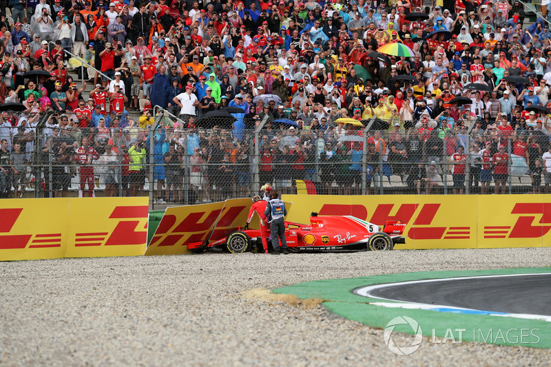 Accidente de Sebastian Vettel, Ferrari SF71H