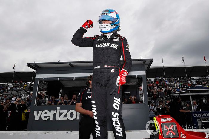 Ganador de la pole Robert Wickens, Schmidt Peterson Motorsports Honda