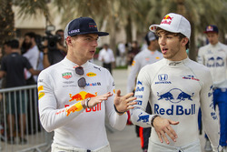 Max Verstappen, Red Bull Racing and Pierre Gasly, Scuderia Toro Rosso