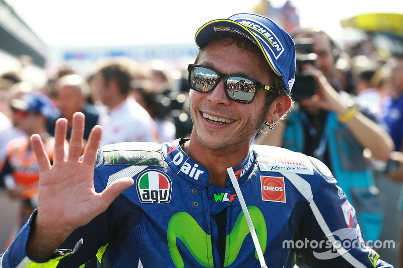Il secondo classificato Valentino Rossi, Yamaha Factory Racing