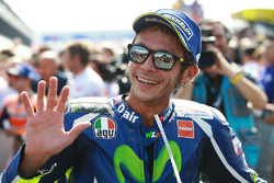 Second place Valentino Rossi, Yamaha Factory Racing