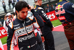 Sergio Perez, Sahara Force India F1 in griglia