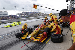 Ryan Hunter-Reay, Andretti Autosport Honda pit stop