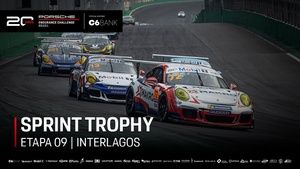 Porsche Cup: Assista à corrida 1 da Sprint Trophy em Interlagos