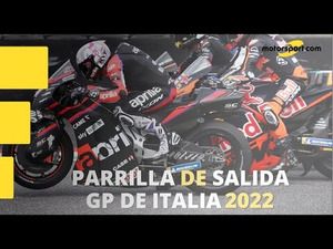 La parrilla de salida de MotoGP para el GP de Italia 2022 