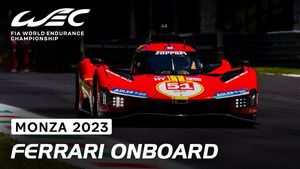 6 Hours of Monza 2023 - Trening 1, Ferrari onboard
