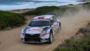 Kajetanowicz i Szczepaniak podczas Rajdu Sardynii 2020