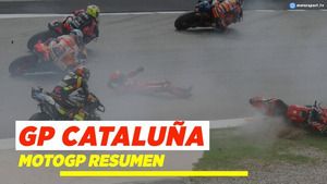 RESUMEN del accidentado GP de Cataluña de MotoGP 2023