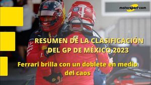 Resumen de la clasificación del GP de México 2023 de F1