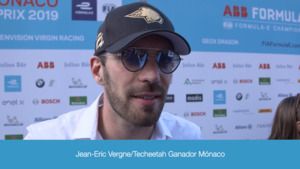 Jean-Eric Vergne ganador del ePrix de Mónaco