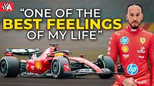 Hamilton w Ferrari SF-23