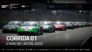 Porsche Cup: Assista à corrida 1 da Sprint Challenge na preliminar da F1