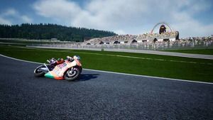 Uma volta no Red Bull Ring no game MotoGP 18