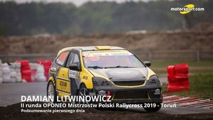 Damian Litwinowicz po pierwszym dniu drugiej rundy OPONEO MPRC 2019 - Toruń