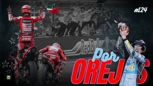 POR OREJAS 124: ¡Caos en el GP de las Américas! Bagnaia vuelve, Alex lidera y Marc se cae