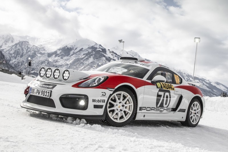 Zurück in den Rallyesport: Präsentation des Porsche Cayman GT4 Rallye