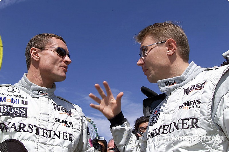 David Coulthard et Mika Häkkinen