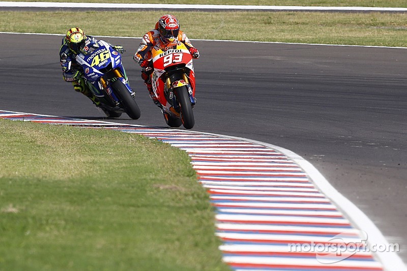 Márquez dice que pelear con Rossi fue