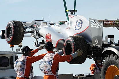 La Sauber C32 ha superato il crash test