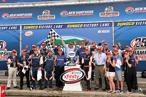 Hamlin gana en New Hampshire; Daniel Suárez fue quinto