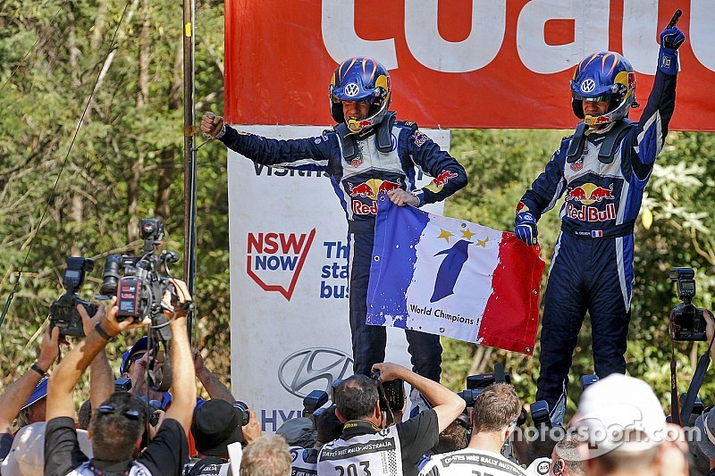 Ganadores y campeone 2015, S&eacute;bastien Ogier y Julien Ingrassia, Volkswagen Polo WRC, Volkswagen Motor