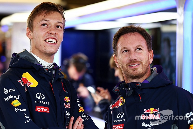 Horner bevestigt: 'Kvyat ook volgend jaar bij Red Bull Racing'