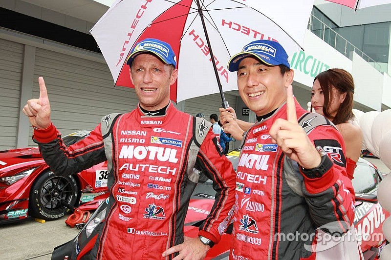 Polesitters: Tsugio Matsuda, Ronnie quintarelli, Nismo Nissan GT-R