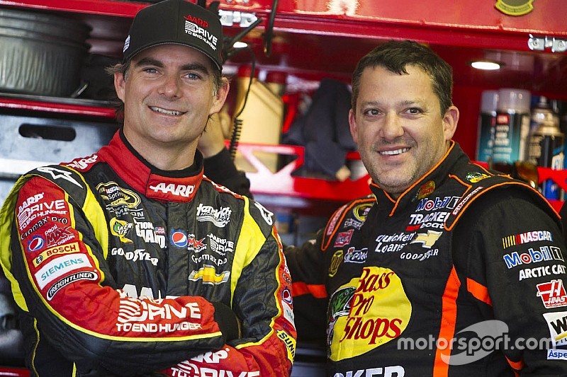 Jeff Gordon y Tony Stewart