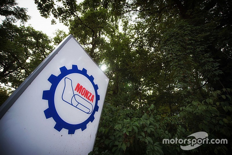 Monza signo en el parque