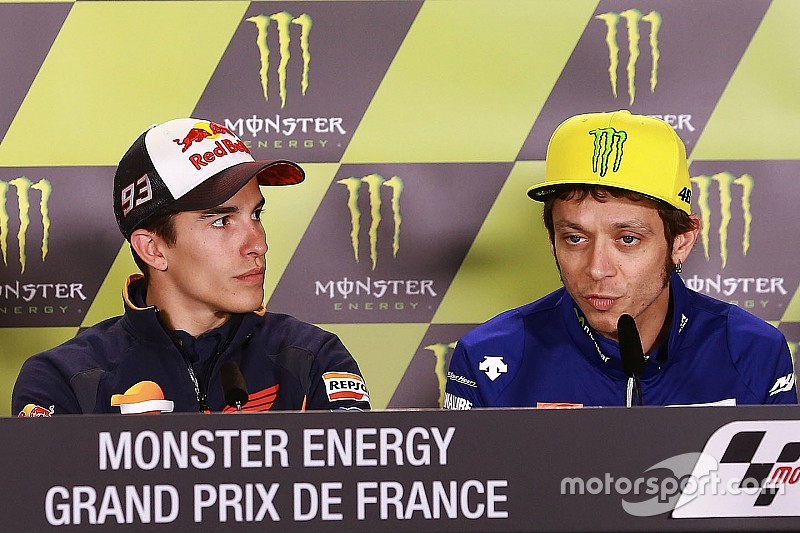 Marc Marquez, Repsol Honda Team, Valentino Rossi, Yamaha Factory Racing