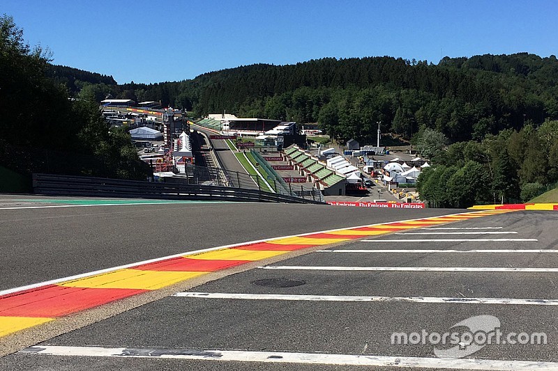 Eau Rouge track detail