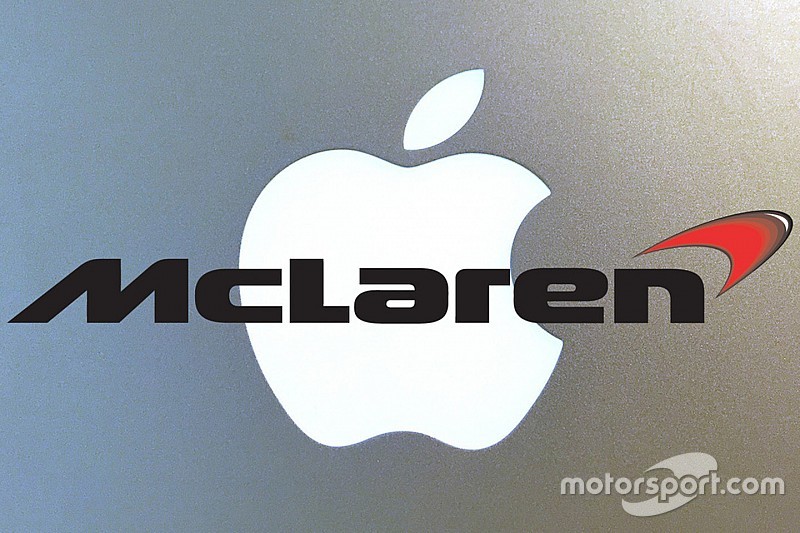 Apple McLaren logo mashup