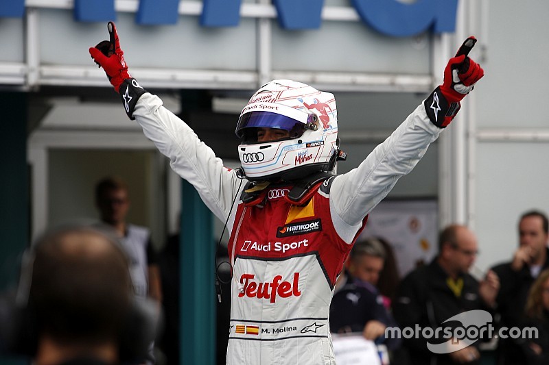 Ganador de la carrera Miguel Molina, Audi Sport Team Abt Sportsline, Audi RS 5 DTM
