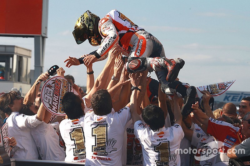 Marc Marquez ganador de la carrera, Repsol Honda Team