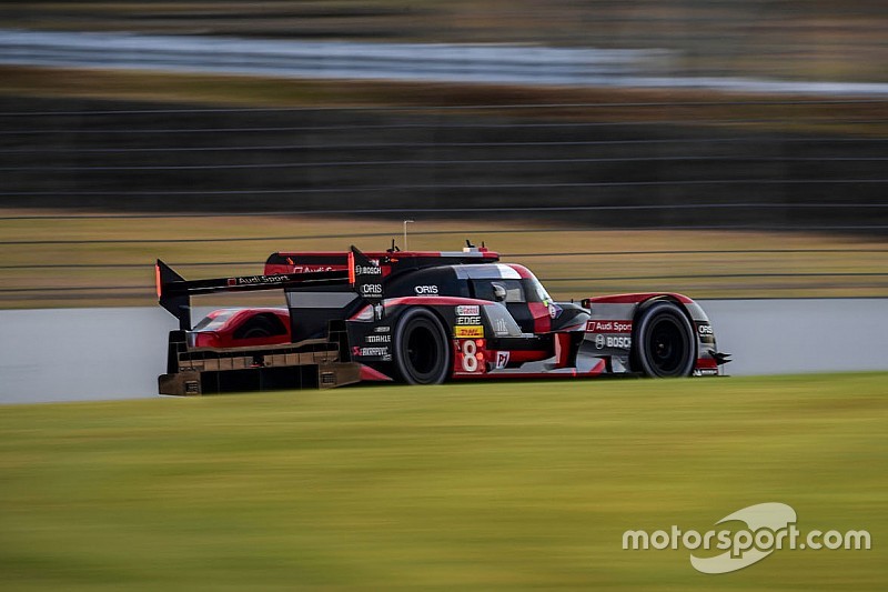 #8 Audi Sport Team Joest Audi R18 e-tron quattro: Lucas di Grassi, Loic Duval, Oliver Jarvis