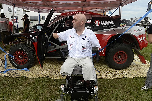 La epopeya de competir en el Dakar sin brazos ni piernas