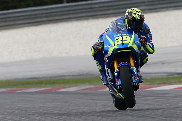 Iannone, entusiasmado con el chasis de la Suzuki