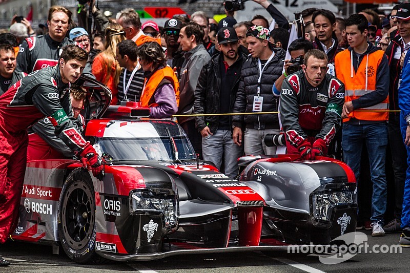 #8 Audi Sport Team Joest rolled to the starting grid