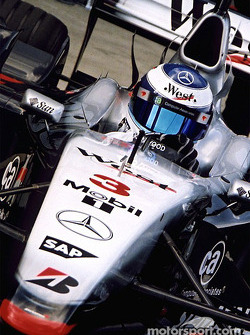 Mika Häkkinen dans les stands