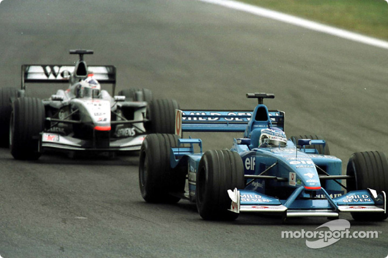 Giancarlo Fisichella y David Coulthard