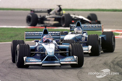Les Benetton pendant les premiers tours