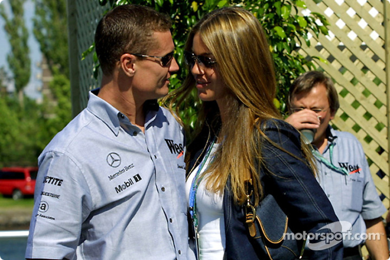 David Coulthard y su adorable novia