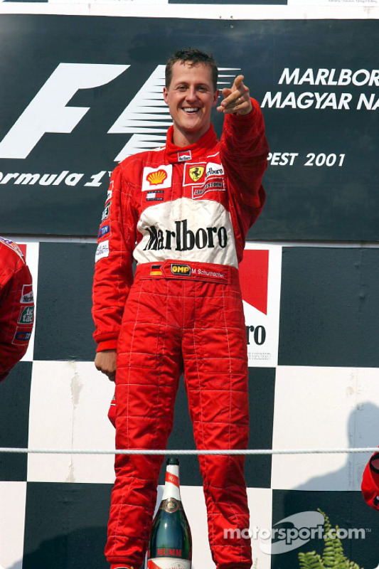 Podium: Michael Schumacher