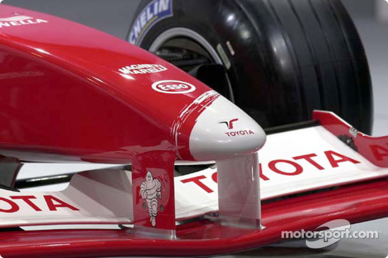 Front nose of the Toyota TF102