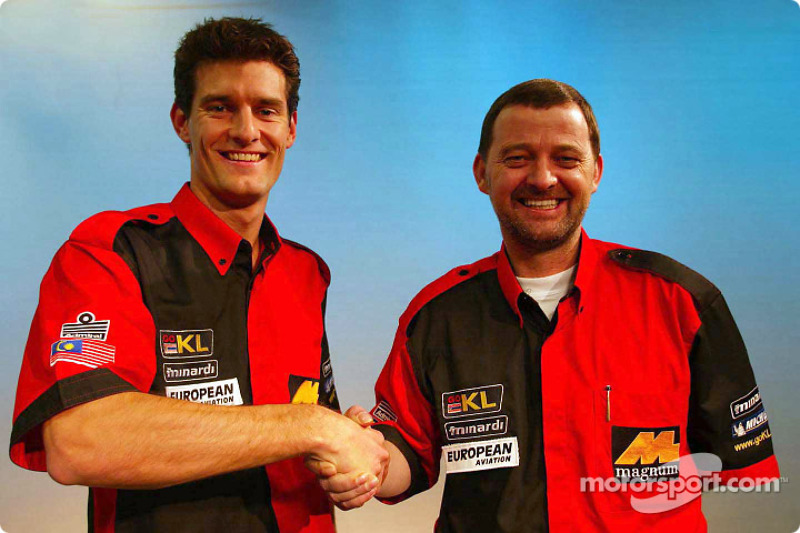 Mark Webber and Paul Stoddart